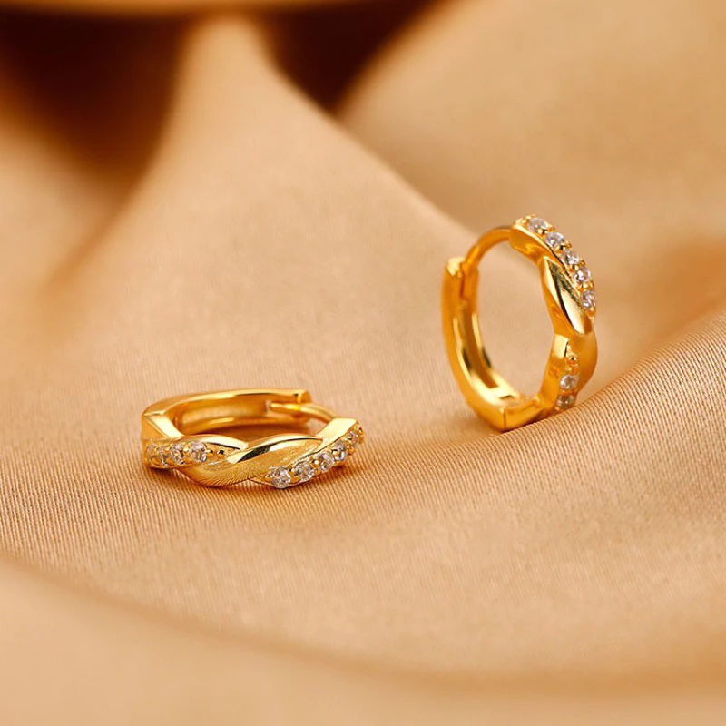 ต่างหูห่วงเงิน S925 Sterling Silver Hoop Earrings